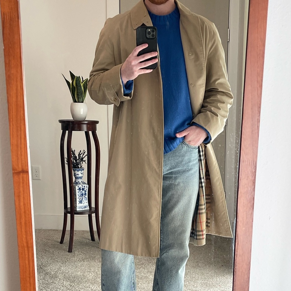 Burberry Tan Trench Coat
